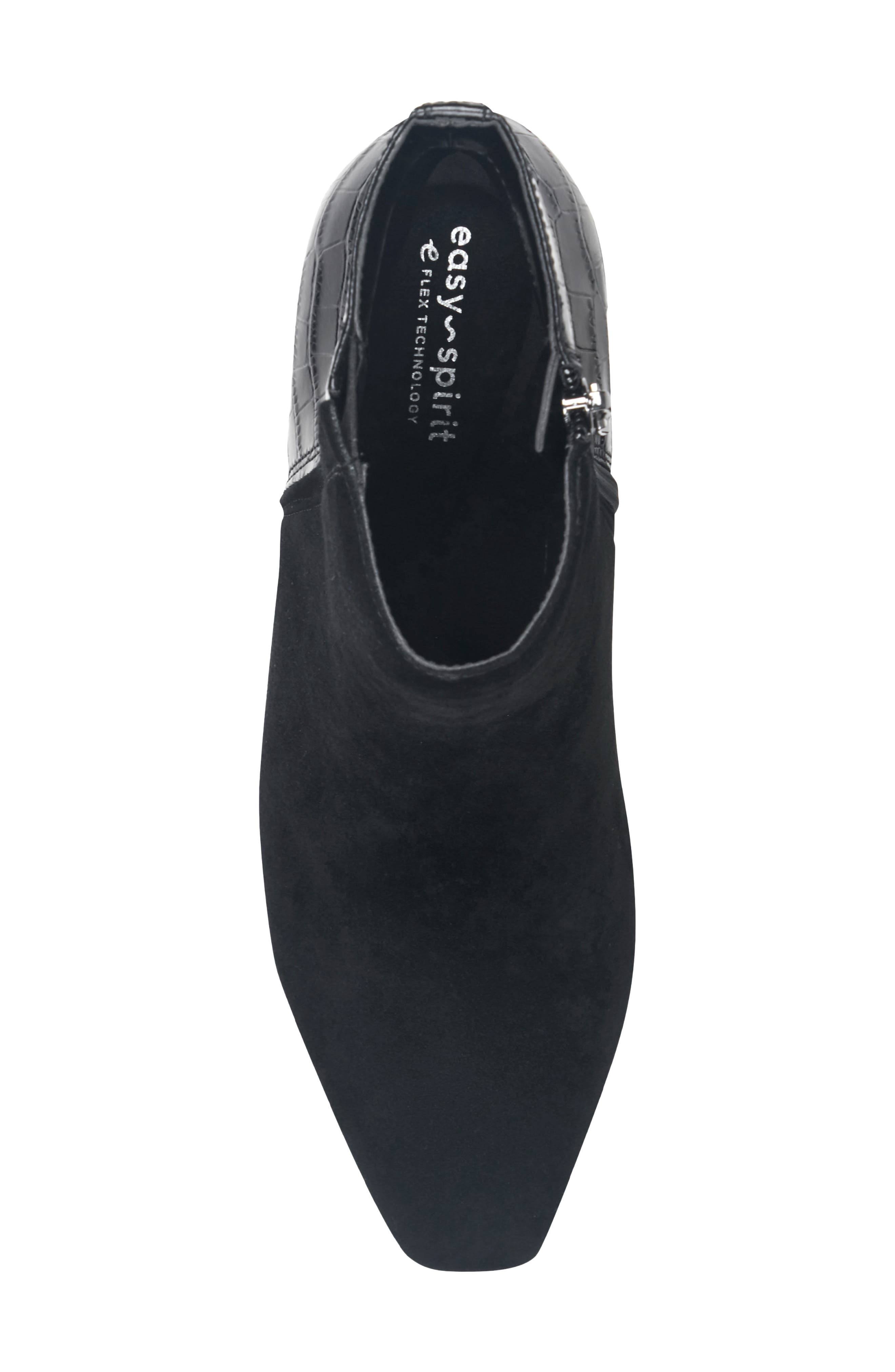 Lillian Leather Bootie, Alternate, color, BLACK