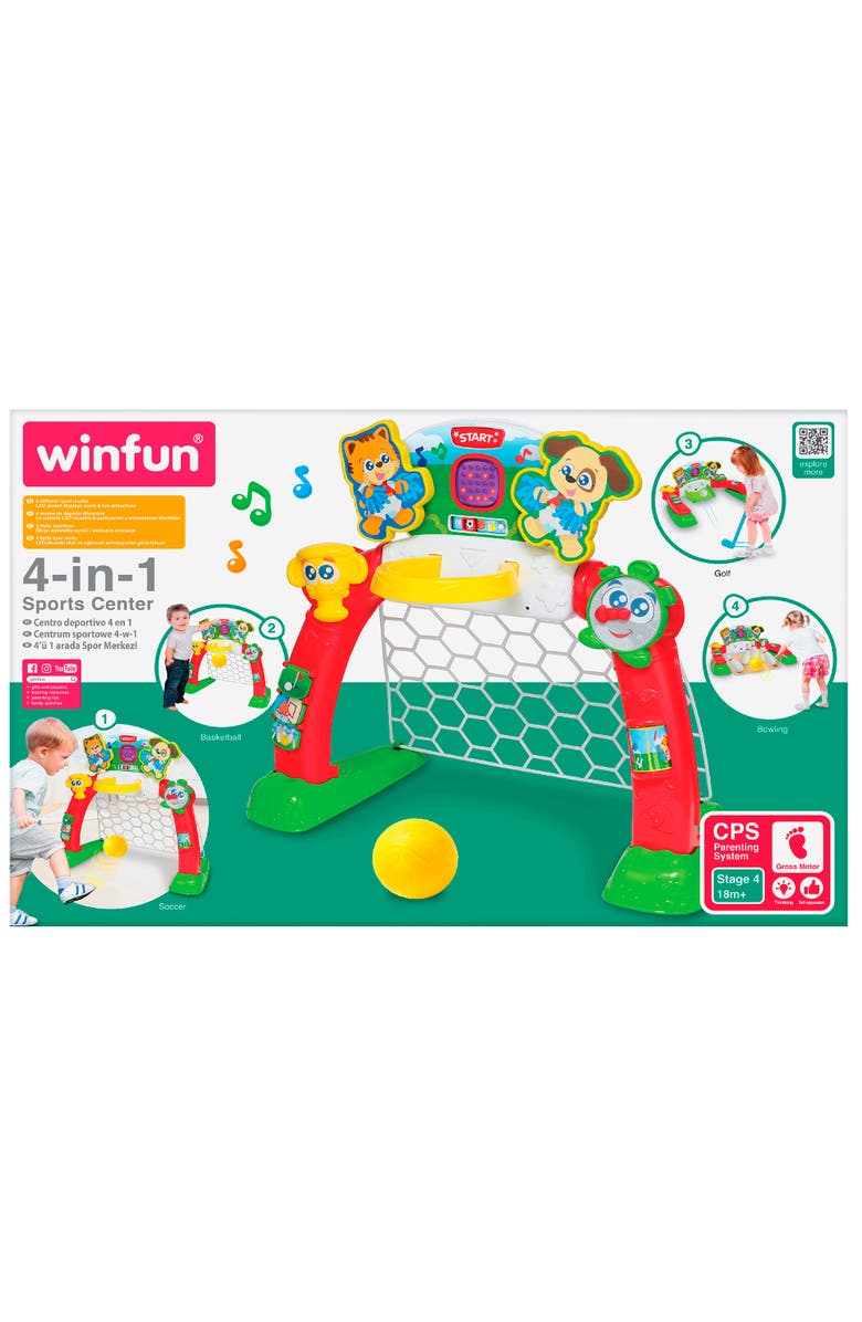 Winfun 4 In 1 Sports Center Transforming Interactive Toy, Alternate, color, Multicolored