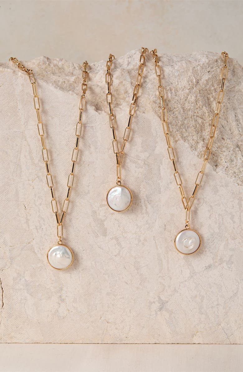 Set & Stones Capri Pendant Necklace, Alternate, color, Gold