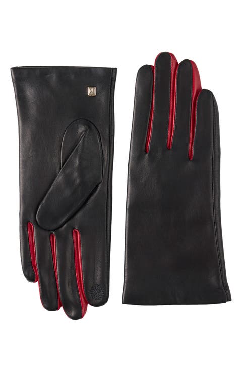 Cashmere Lined Leather Gloves