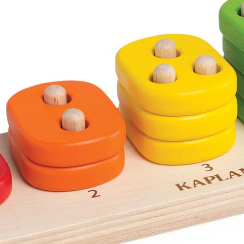 Kaplan Early Learning Company Toddler Stacking Number Board In Multi