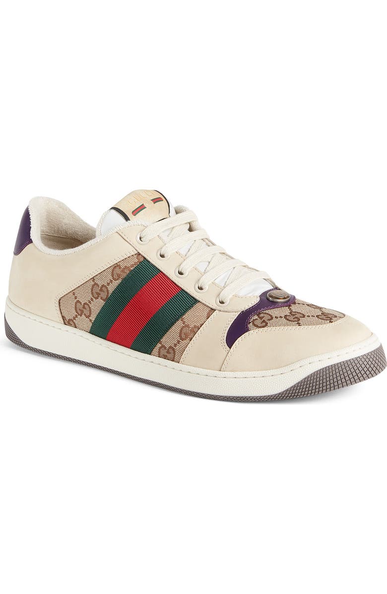 Gucci Screener Low Top Sneaker, Main, color,