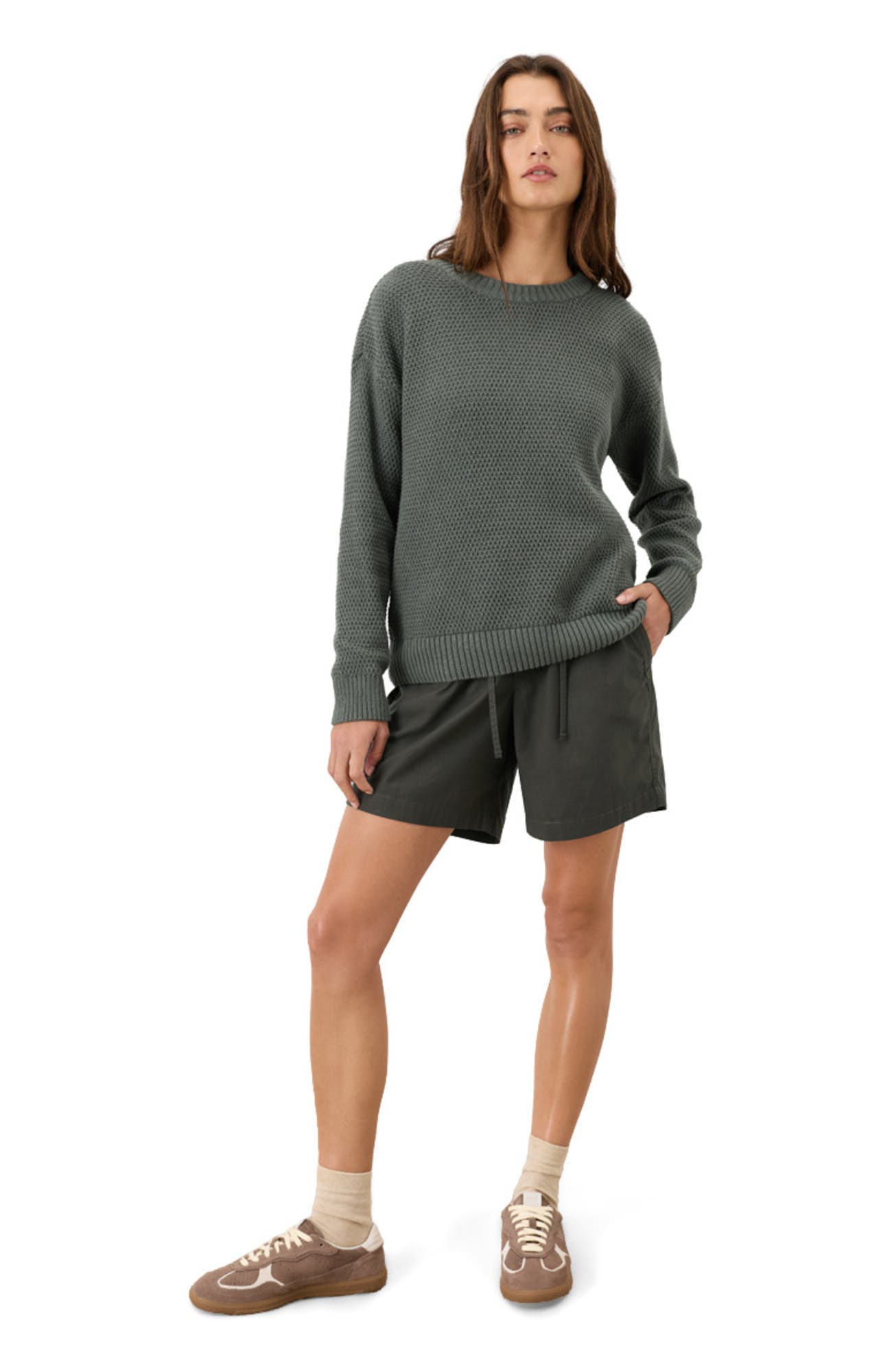 Organic Cotton Stretch Poplin Short - image 3