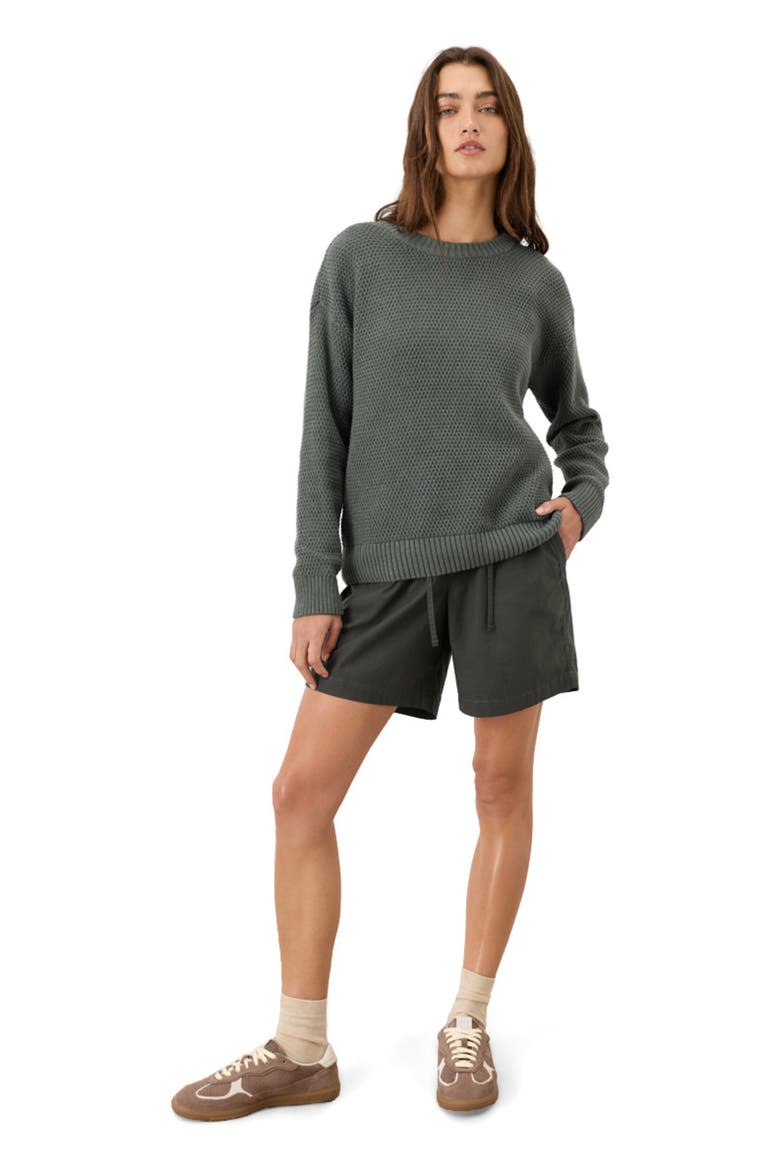 Organic Cotton Stretch Poplin Short, Main, color, Oak