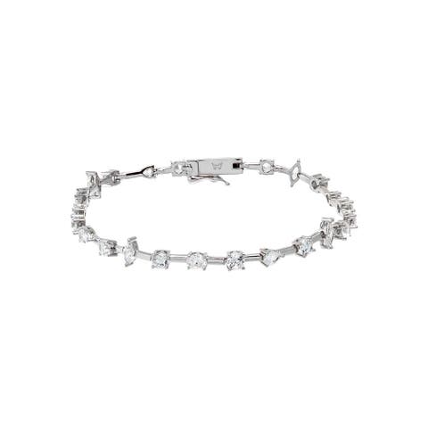 CZ Multi Shape Wired Tennis Bracelet