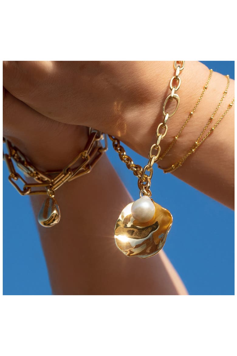 Alta Capture Mini Link Bracelet, Alternate, color, YELLOW GOLD