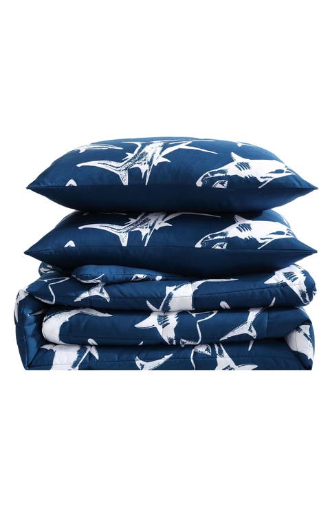 Kids' Vinny and Shark Friends 3-Piece Comforter Set