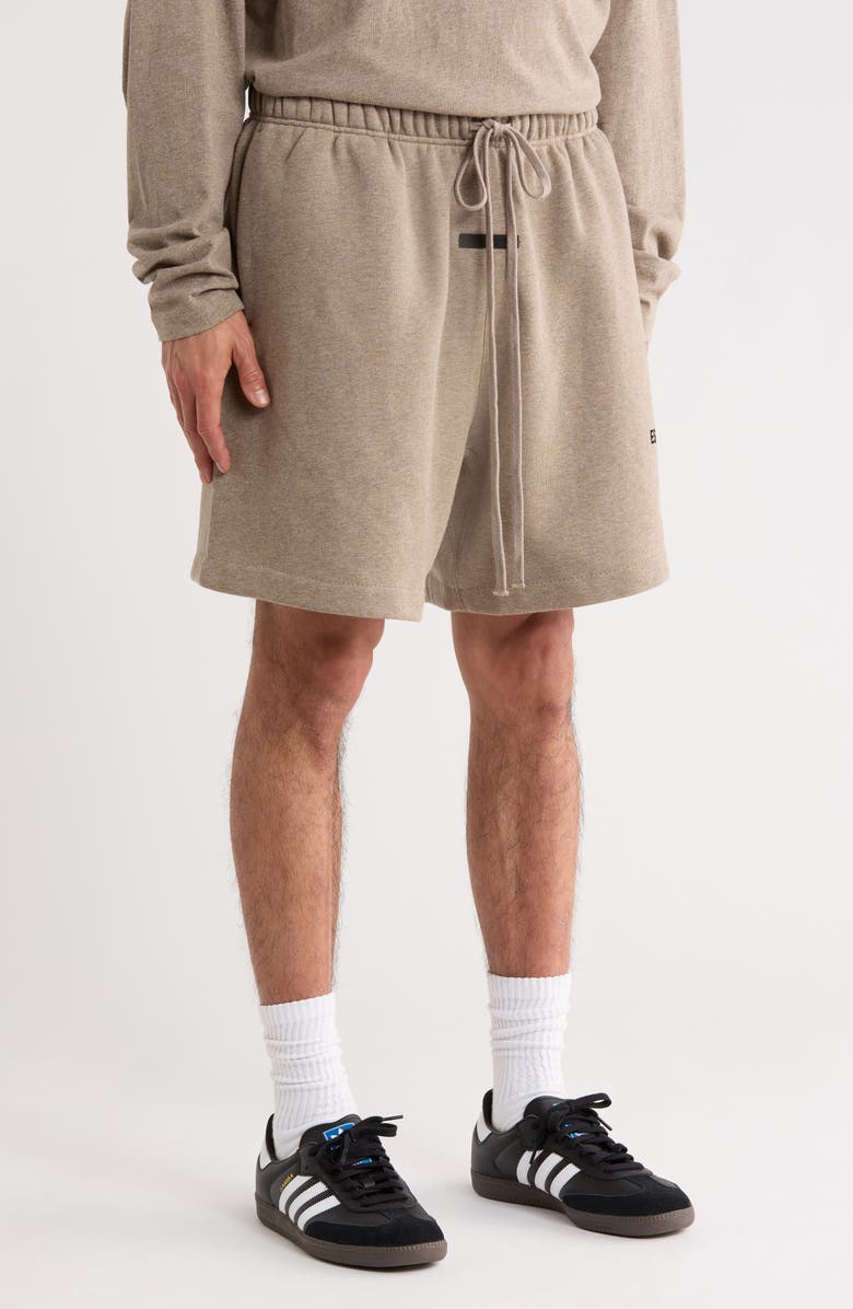 Fear of God Essentials Classic Fleece Sweat Shorts, Alternate, color, Homestead Heather
