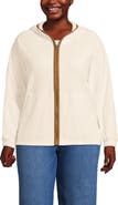 Lands' End Plus Size Anyweather RainDefense Fleece Full Zip Jacket