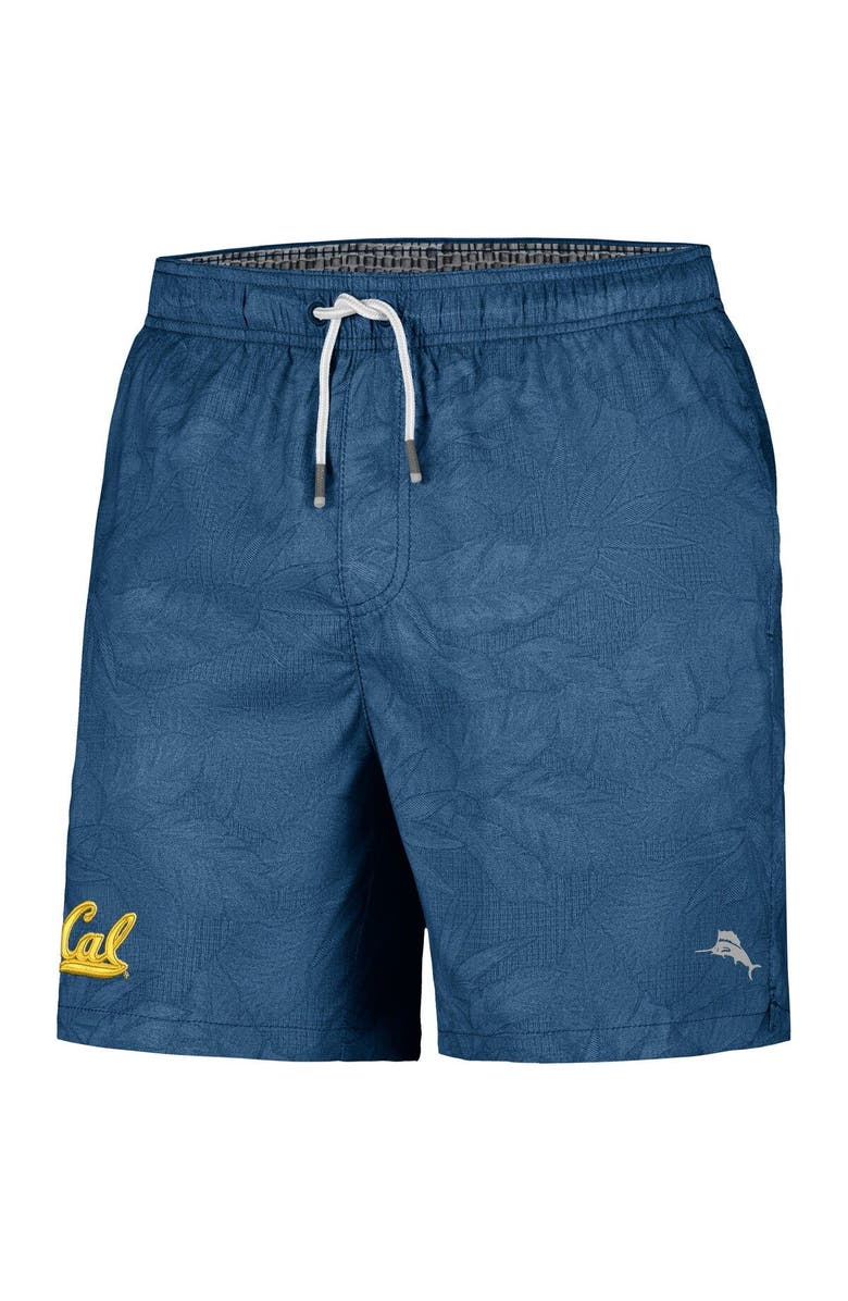 Tommy Bahama Men's Tommy Bahama Navy Cal Bears Naples Layered Leaves Swim Trunks, Alternate, color, 