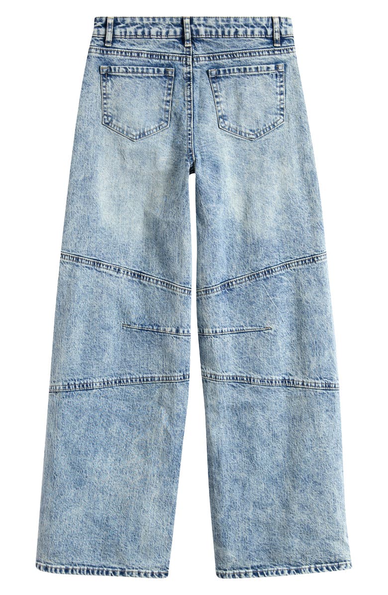 Tractr Kids' Barrel Leg Jeans, Alternate, color, Acid Wash