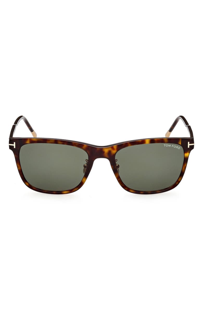 TOM FORD 57mm Square Sunglasses, Main, color, 