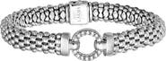 LAGOS Enso Circle Game Diamond Caviar Rope Bracelet