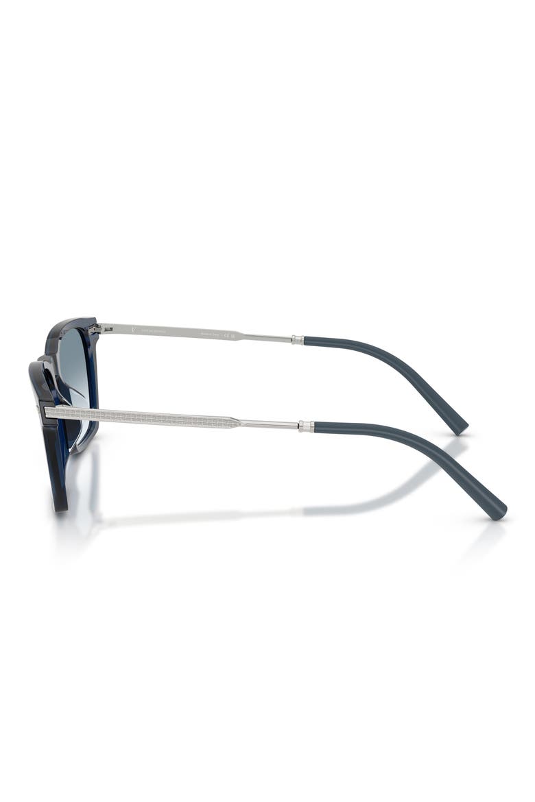 54mm Roger Federer R-19 Pillow Sunglasses, Alternate, color, ASH BLUE / SKY GRADIENT