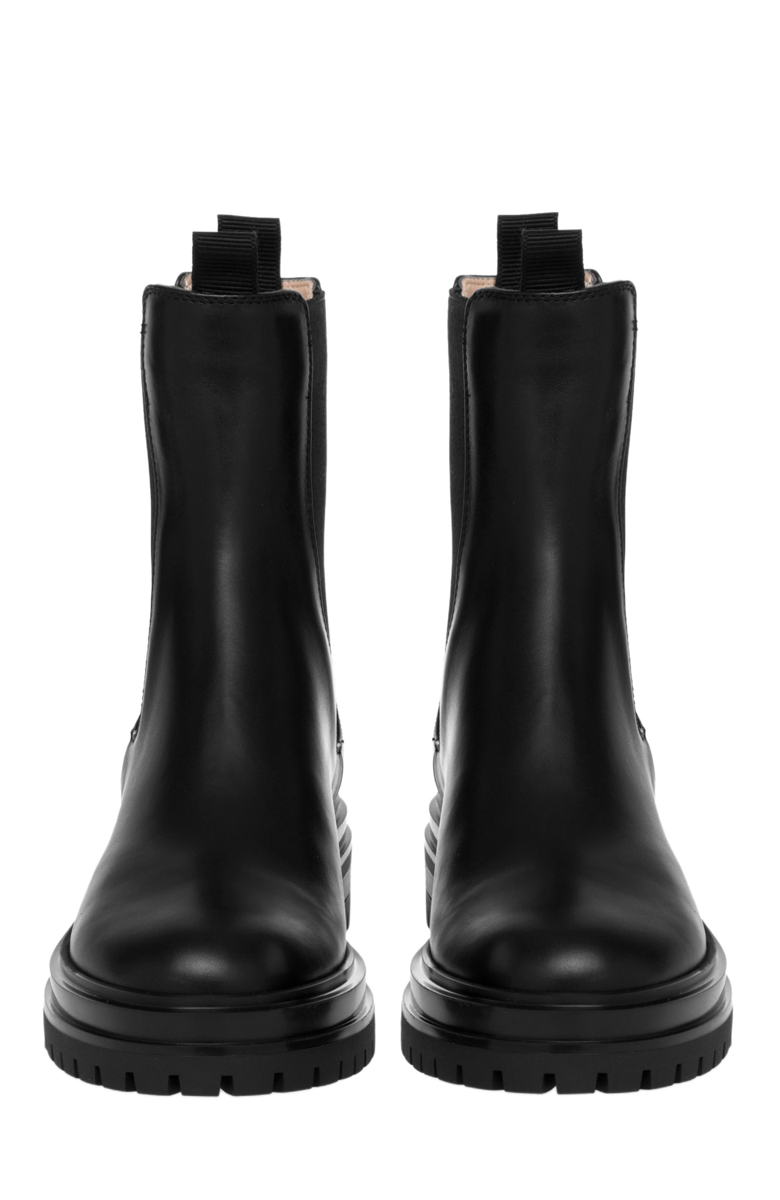 Gianvito Rossi Chester Biker, Alternate, color, Black Calf