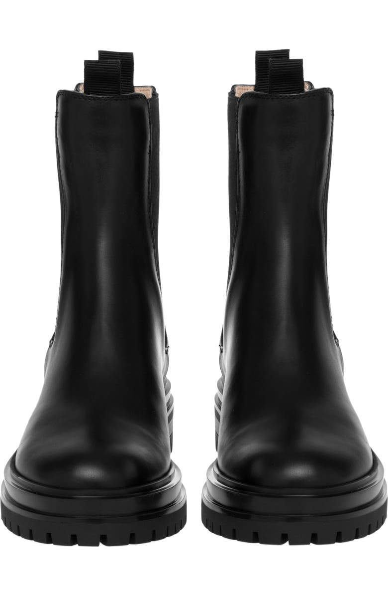 Gianvito Rossi Chester Booties, Alternate, color, Black Calf