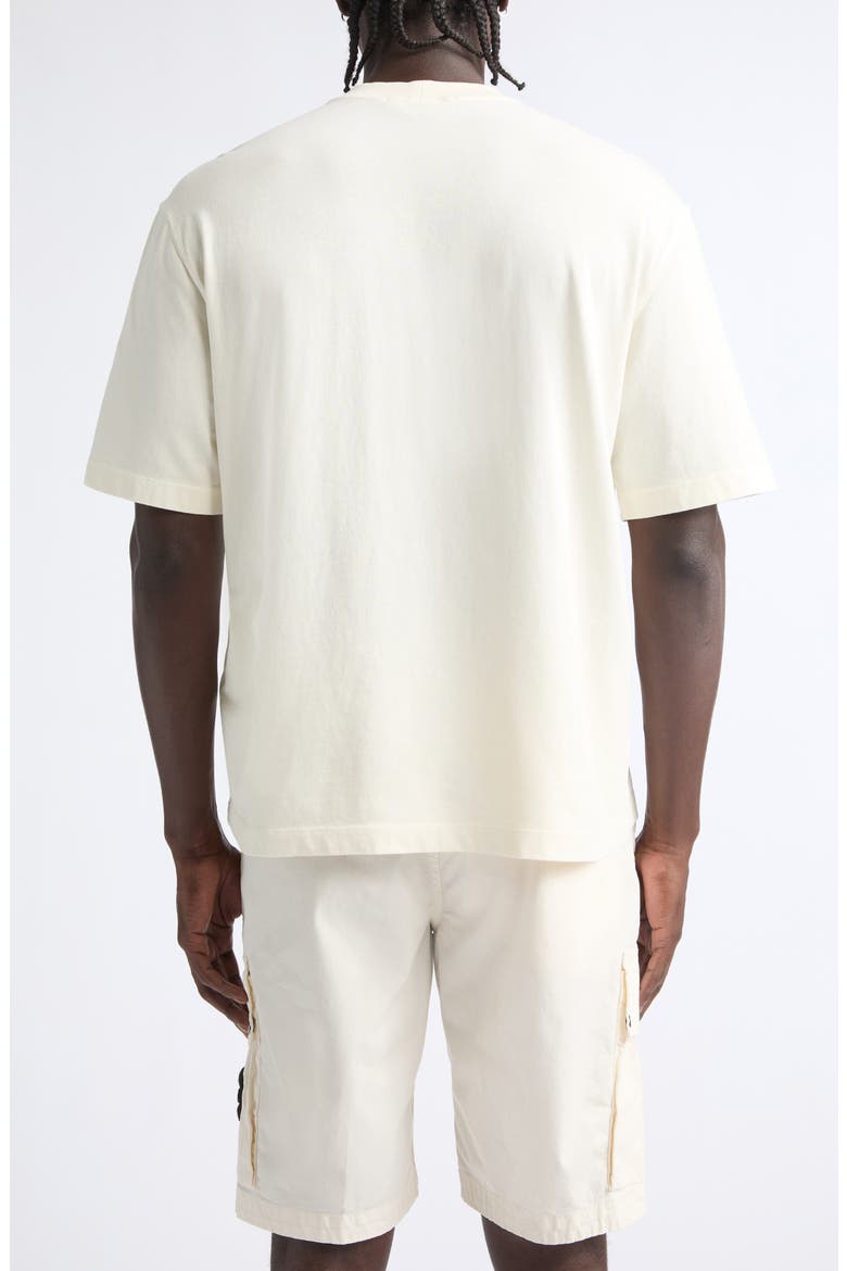 Logo Patch Cotton T-Shirt, Alternate, color, IVORY