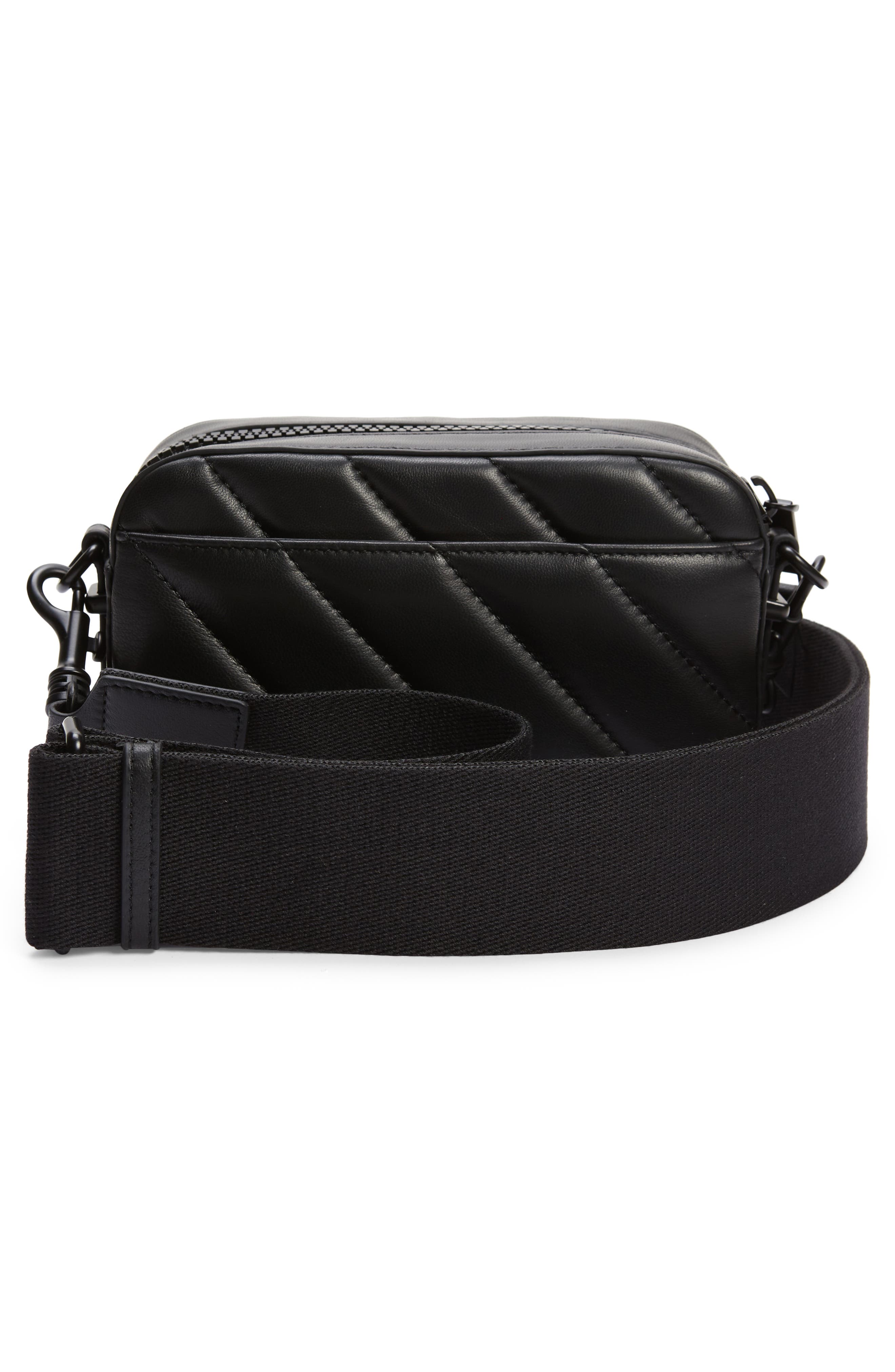 Soho Leather Camera Bag, Alternate, color, BLACK