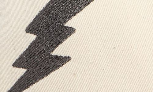 Tiny Whales Bolt Snapback Cotton Baseball Hat In Neutral