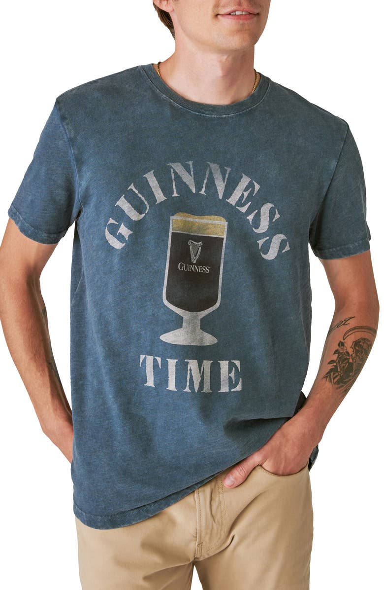 Lucky Brand Guinness Time Cotton Graphic T-Shirt, Main, color,