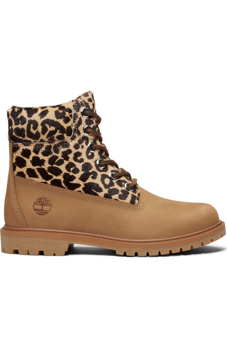 Timberland Premium Genuine Calf Hair 6-Inch Waterproof Boot, Alternate, color, Medium Beige Nubuck