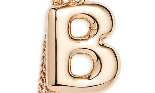 Chelsea28 Bubble Letter Bag Charm In Gold