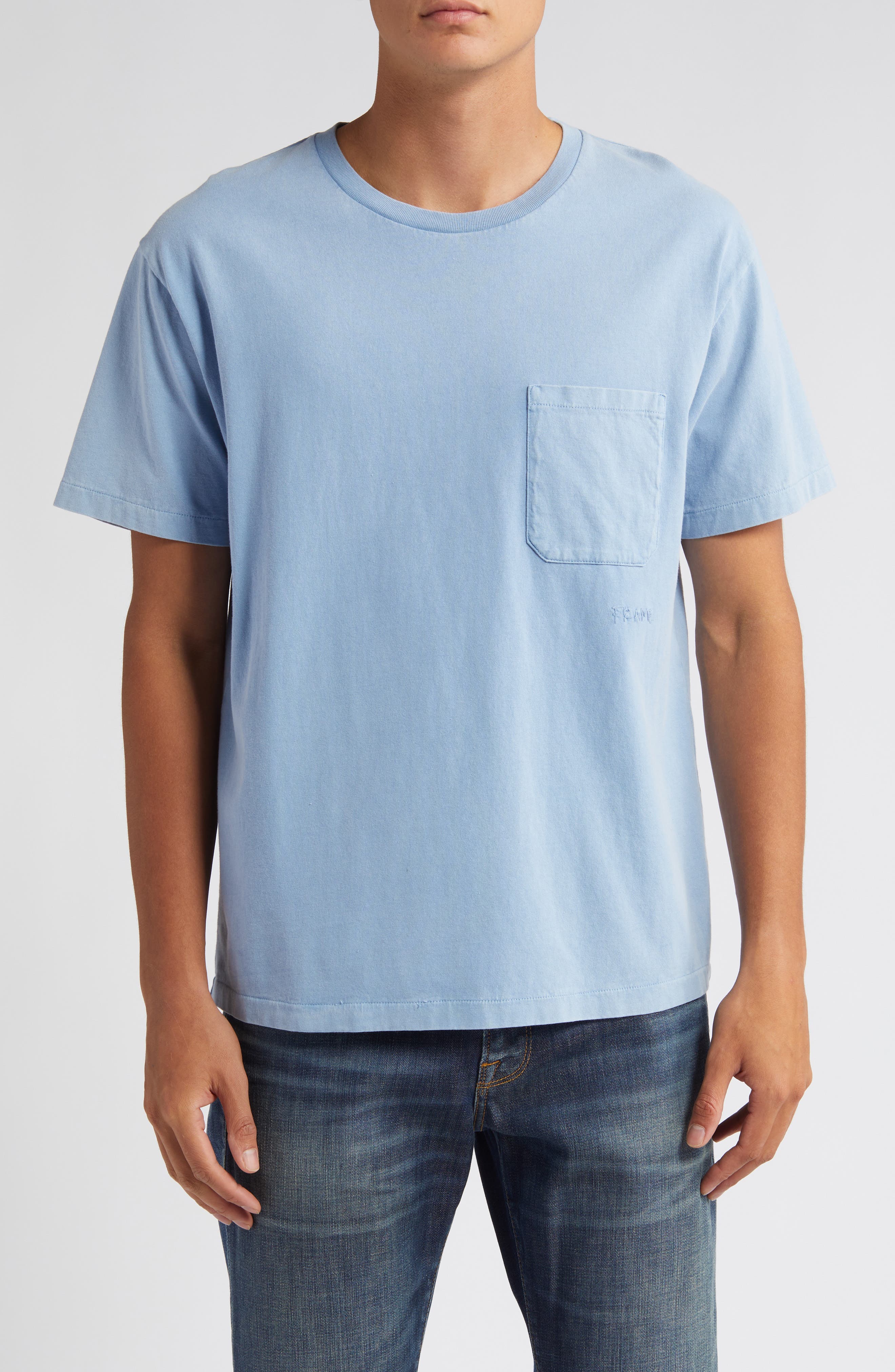 FRAME Vintage Wash Pocket T-Shirt