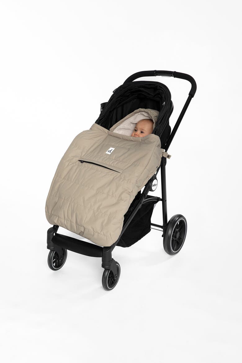 Multi-Function Plush Lined Baby Carrier for Car Seats and Strollers, Alternate, color, Taupe