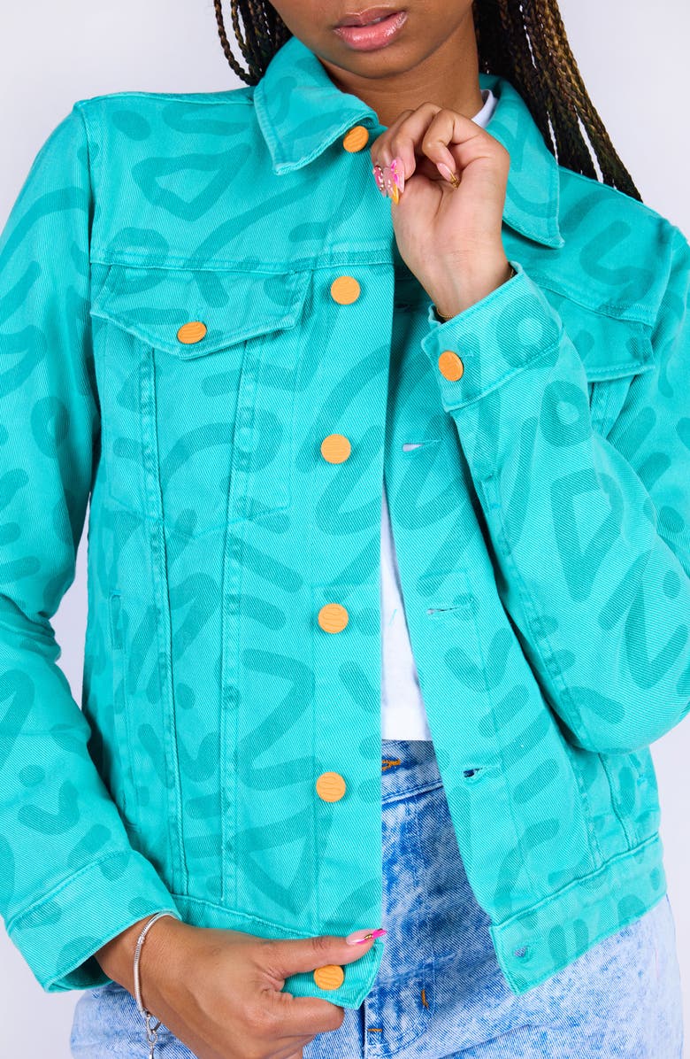 MOKUYOBI Zap Denim Jacket, Alternate, color, Parkland