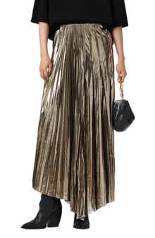 AllSaints Jax Pleated Maxi Skirt