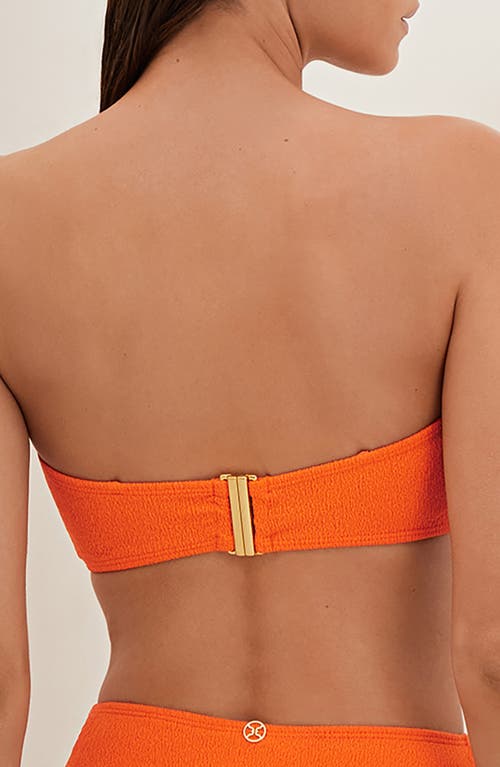 Vix Swimwear Firenze Jolie Bandeau Bikini Top In Orange