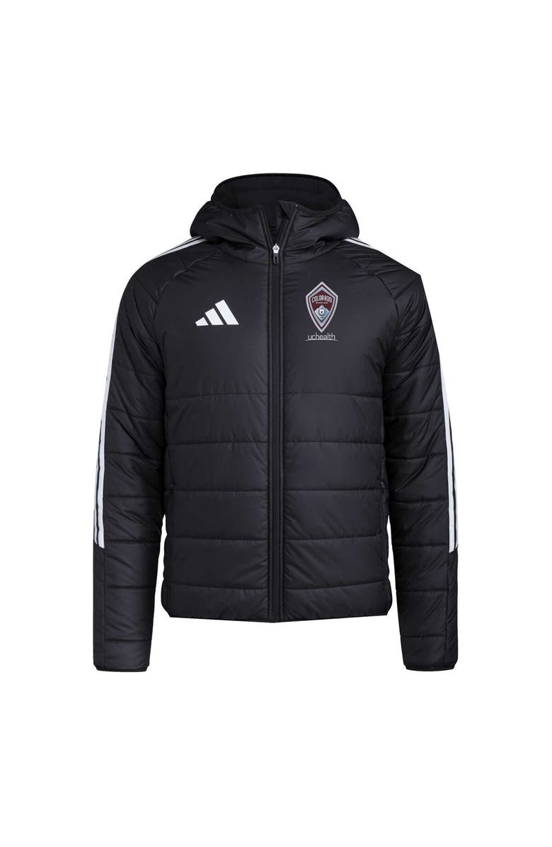 adidas Men's adidas Black Colorado Rapids Tiro 24 Full-Zip Winter Hoodie Jacket, Alternate, color, 