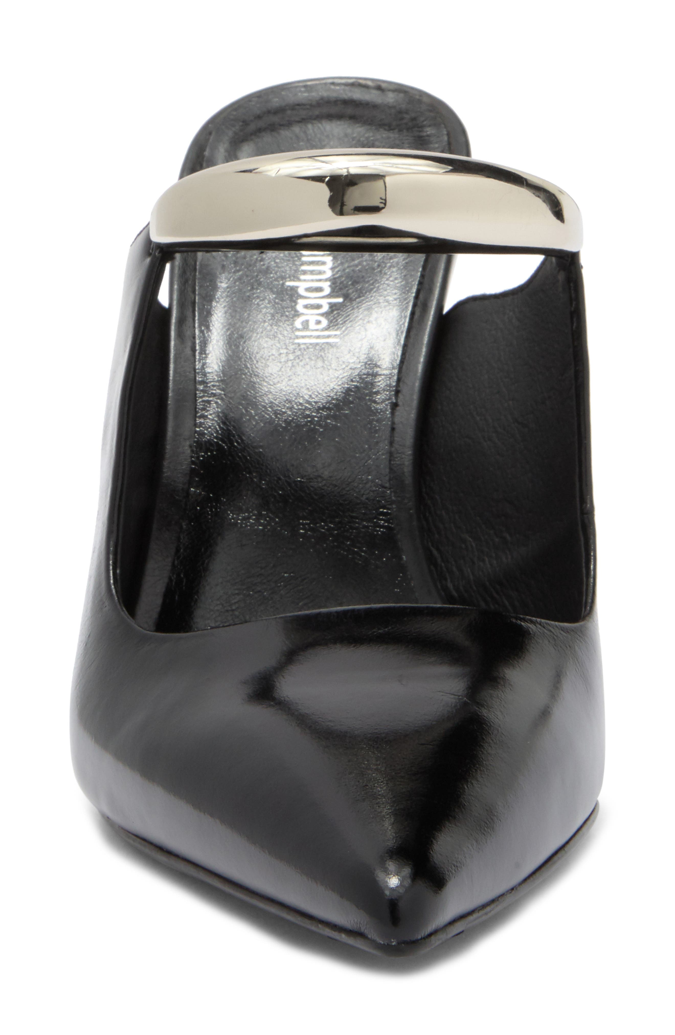 Jeffrey Campbell Mindful Pointed Toe Pump, Alternate, color, Black Silver