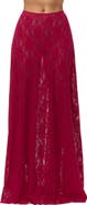 Naked Wardrobe Lace Maxi Skirt