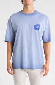 Scotch & Soda Artwork Loose Fit Cold-Dyed T-Shirt