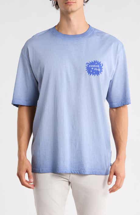 Scotch & Soda Artwork Loose Fit Cold-Dyed T-Shirt