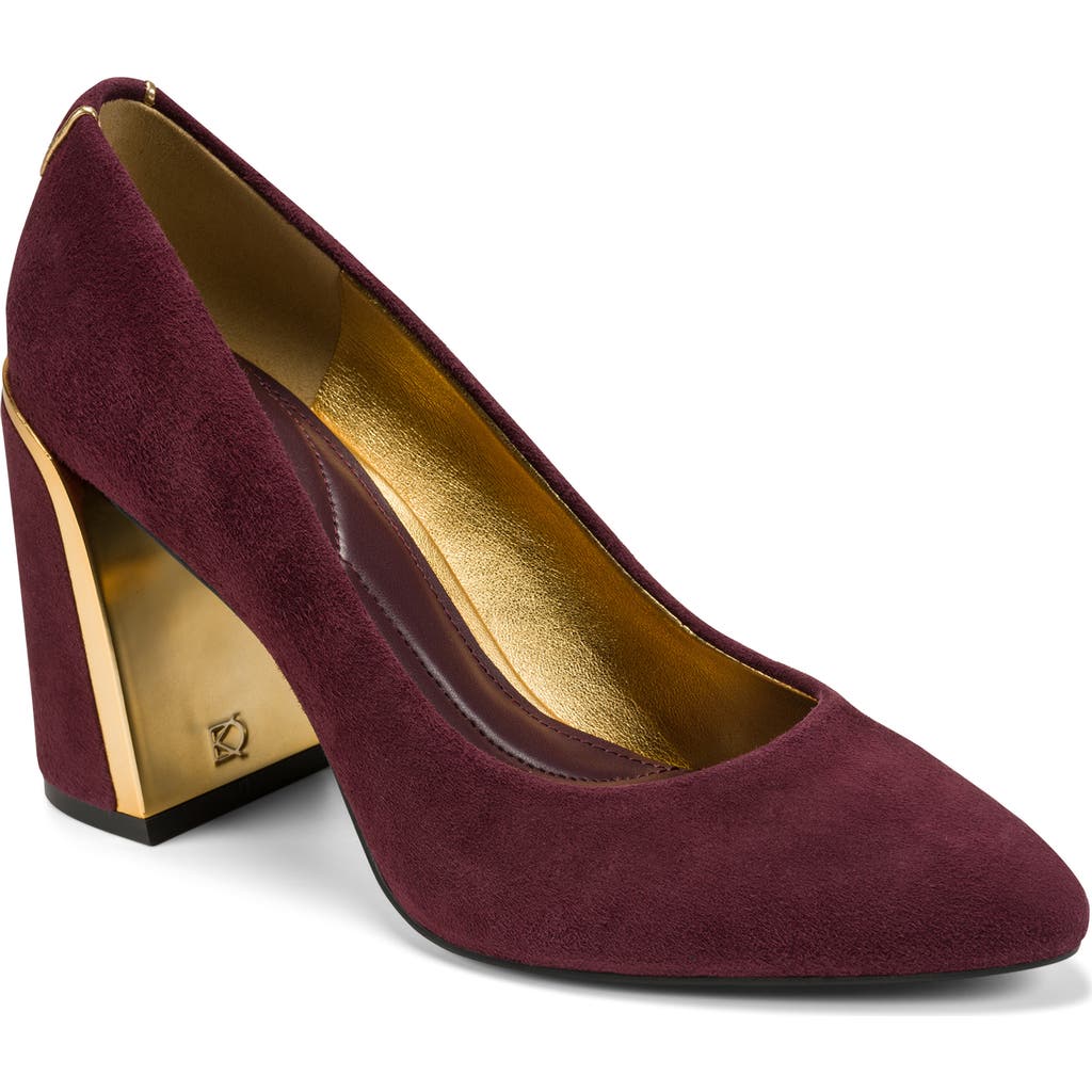 Donna Karan New York Romina Pump In Burgundy