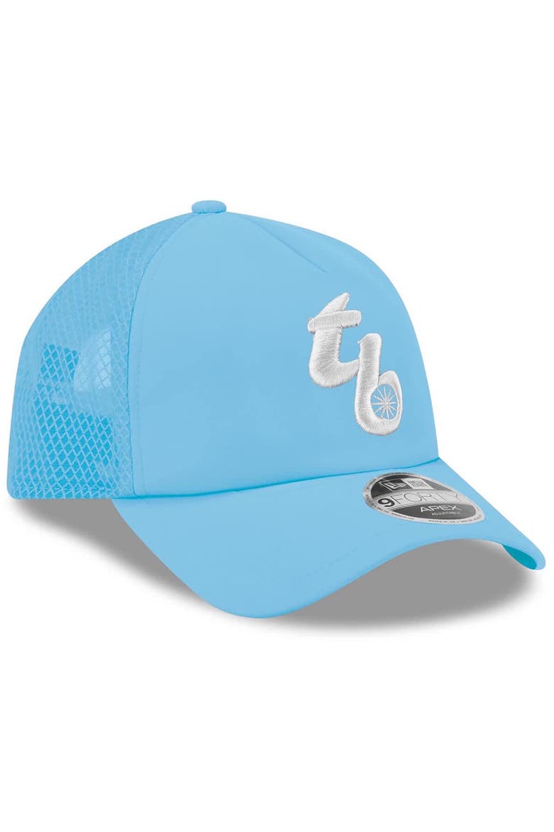 Men's New Era Light Blue Tampa Bay Rays 2026 Batting Practice Alternate Apex 9FORTY Adjustable Hat, Alternate, color, Light Blue