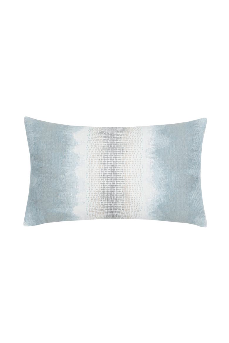 Resilience with chenille accents Indoor & Outdoor Woven Accent Pillow, Main, color, Sky