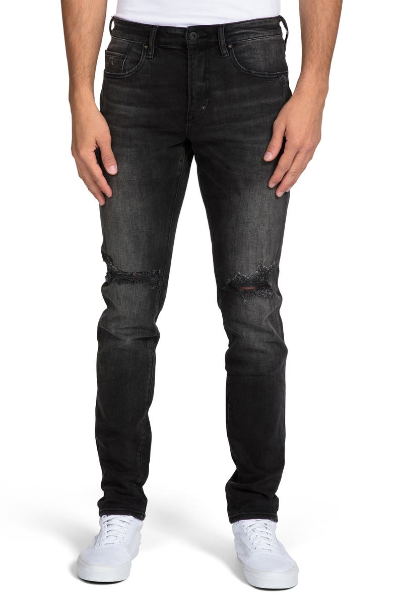 PRPS Le Sabre Ripped Slim Fit Jeans, Main, color,