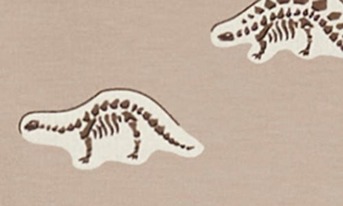 Miles The Label Kids' Dino Fossil Graphic Sweatshirt In Sand