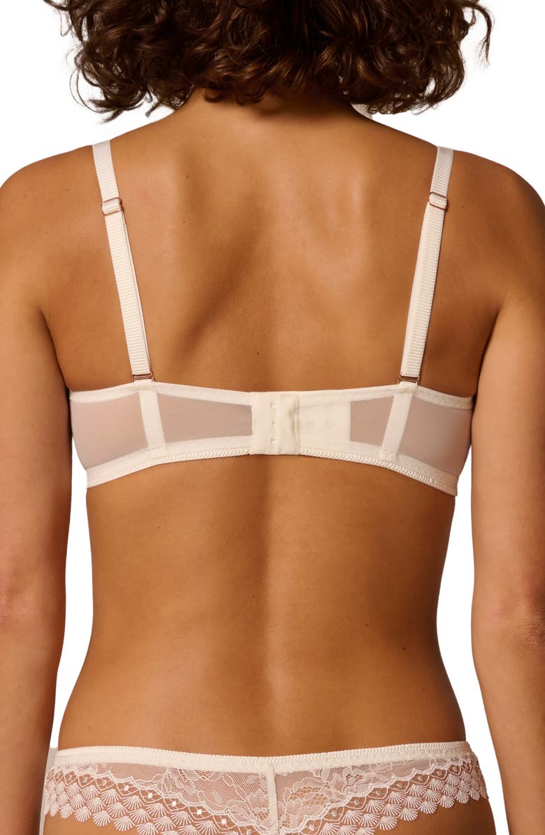 Simone Perele Radieuse Underwire Demi Bra, Alternate, color, Ivory