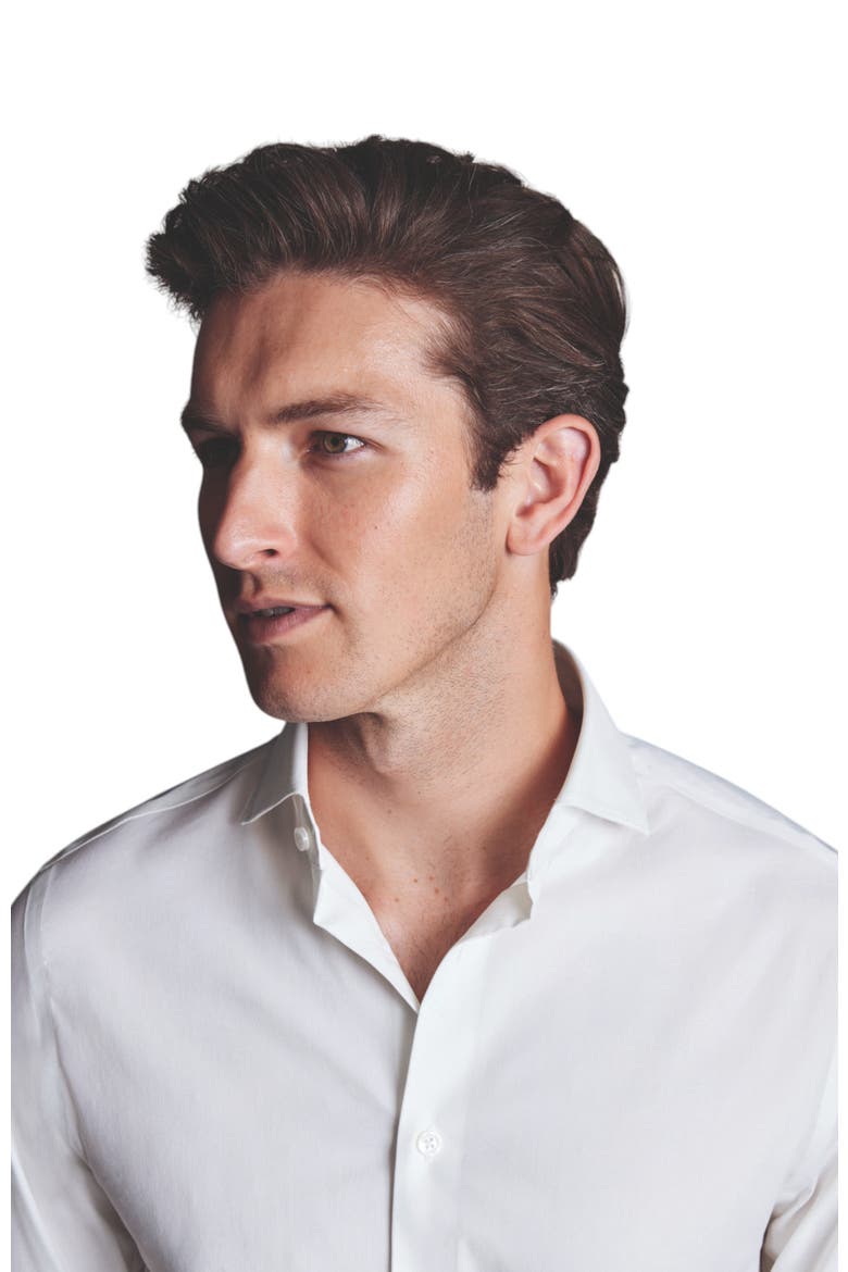 Non-Iron Performance Twill Shirt, Alternate, color, White