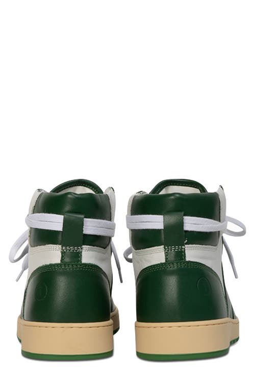 Collegium Pillar Destroyer High Top Sneaker In Green