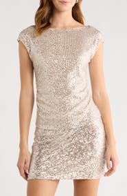 Abound Cap Sleeve Sequin Top