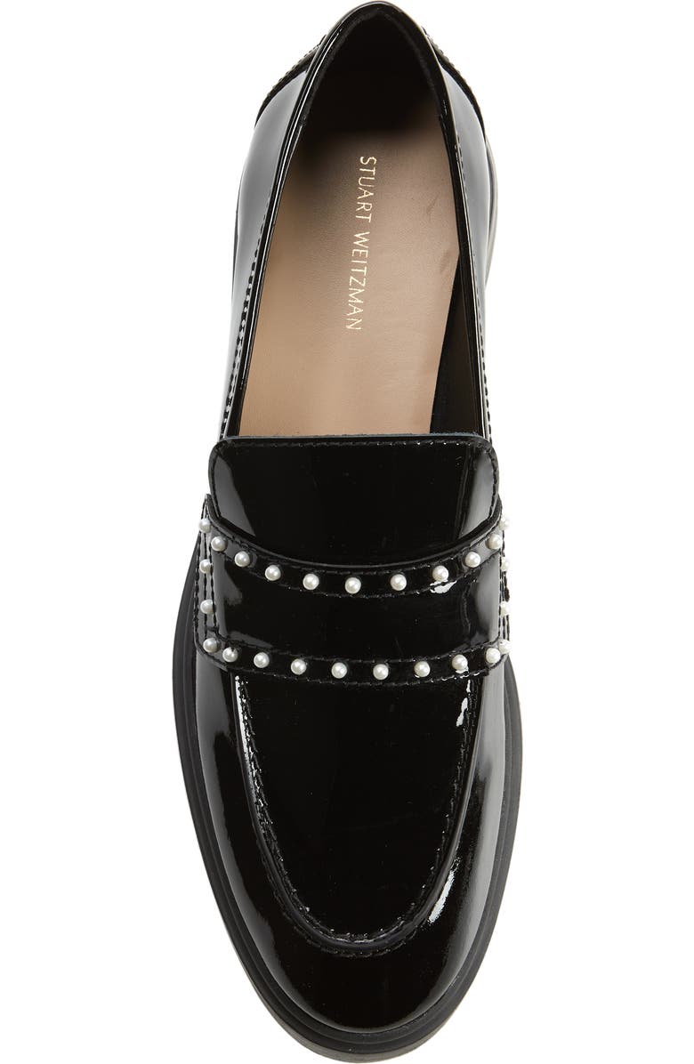 Stuart Weitzman Darcy Loafer, Alternate, color, Black