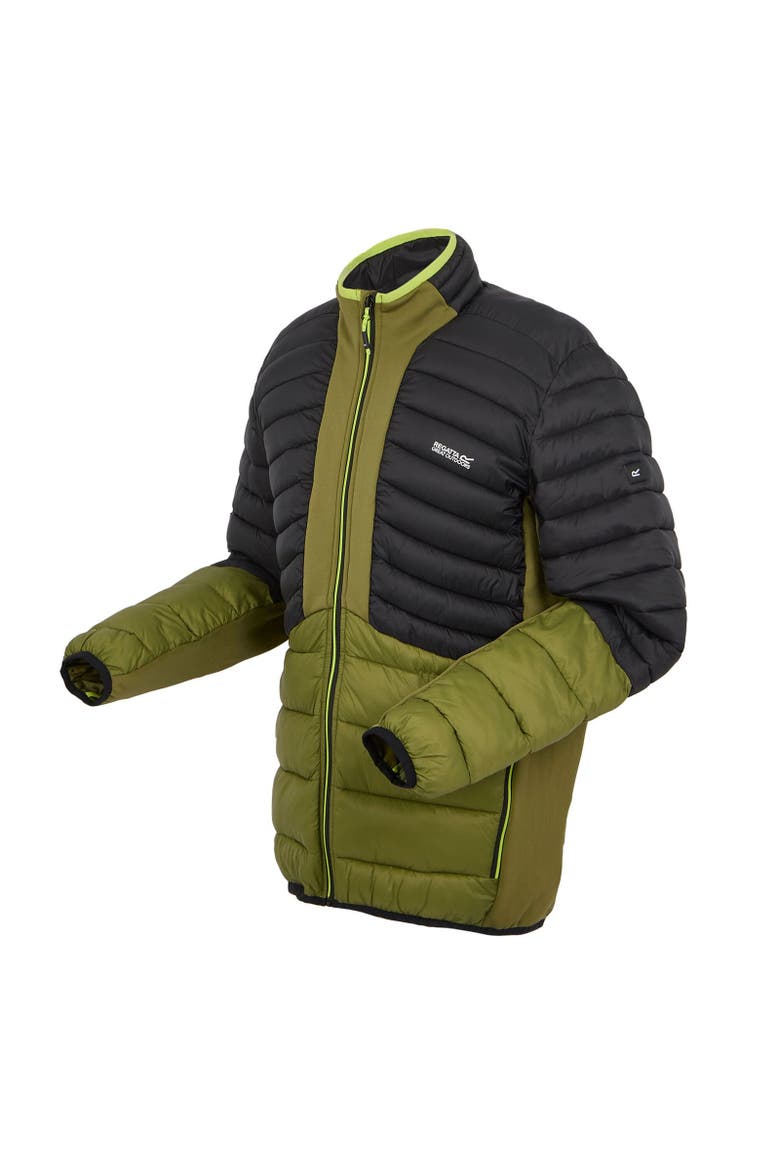 Leedre Colour Block Hybrid Jacket, Alternate, color, Nephrite Green and Black