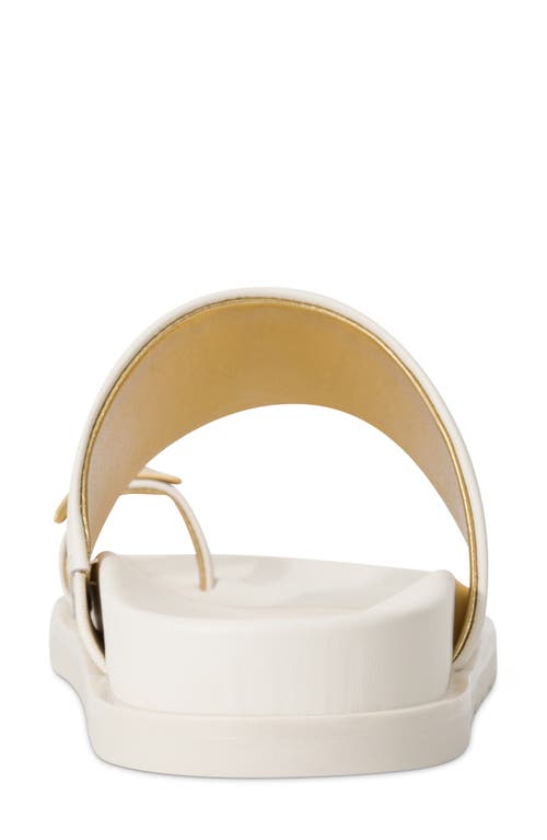 Donna Karan Hooper Toe Loop Sandal In Ivory