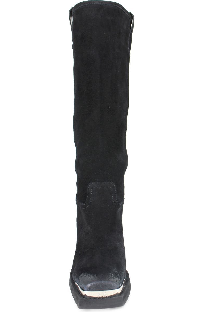 ZIGI Joshana Knee High Boot, Alternate, color, Black Suede