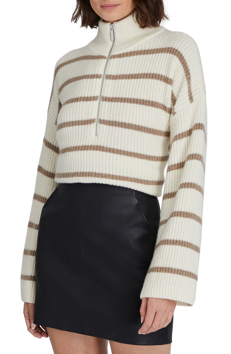 Club Monaco Cashmere Quarter Zip Sweater, Main, color,